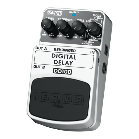 Behringer DD100 user guide
