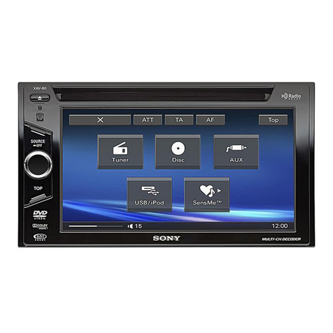 Sony XAV-60 - 6.1 Inch Avc User manual