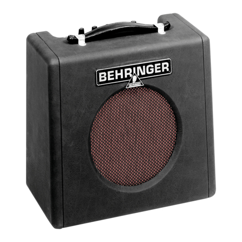 Behringer Firebird GX108 User manual