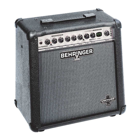 Behringer Ultraroc GX110 user manual