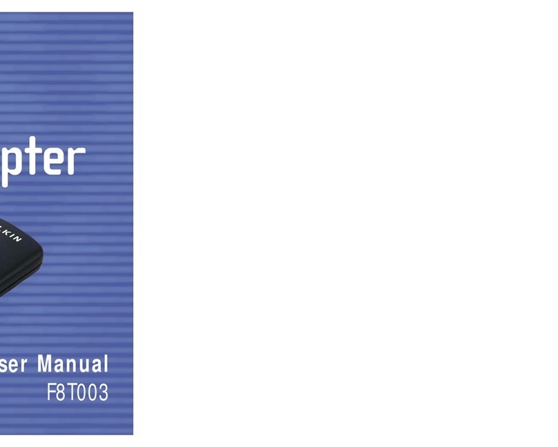 Belkin F8T003 User manual