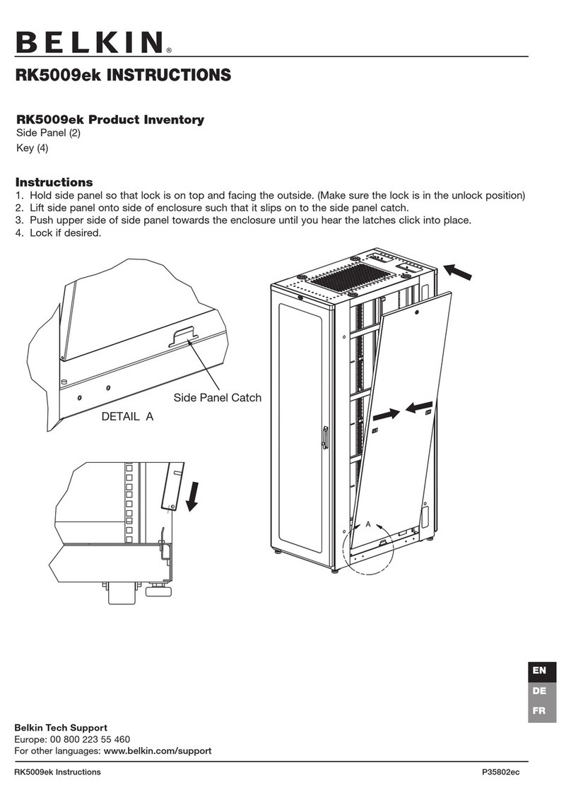 Belkin RK5009 User manual