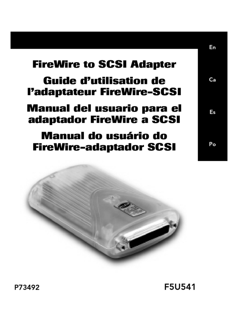 Belkin F5U541 User manual