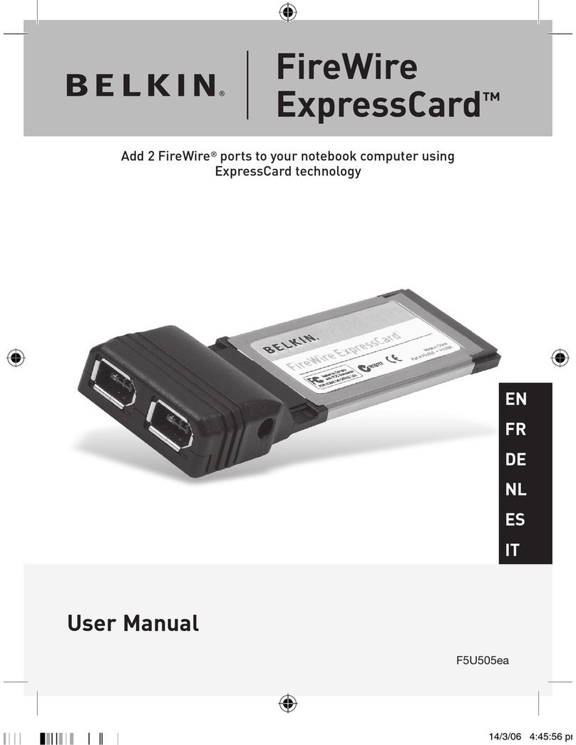 Belkin F5U505ea User manual