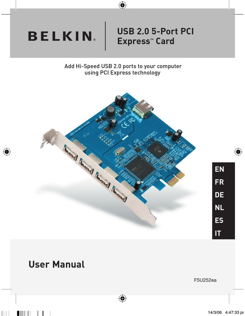 Belkin F5U252ea user manual