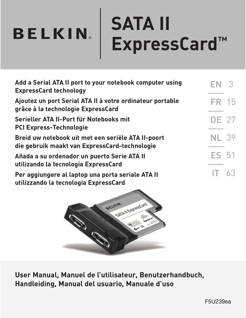 Belkin F5U239ea User manual