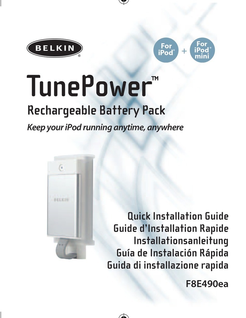 Belkin F8E490 Quick installation guide