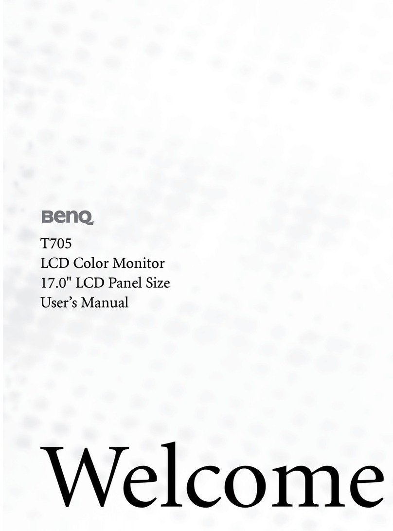 BenQ T705 User manual BenQ T705 User manual