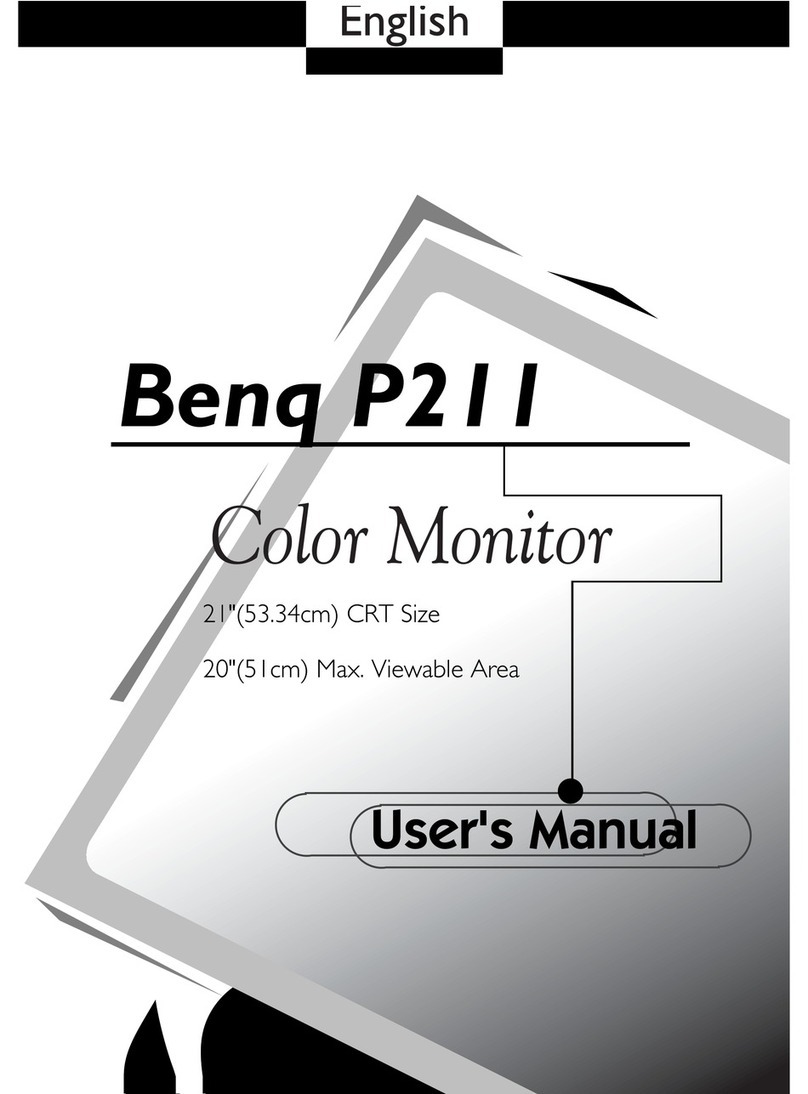 BenQ P211 User manual