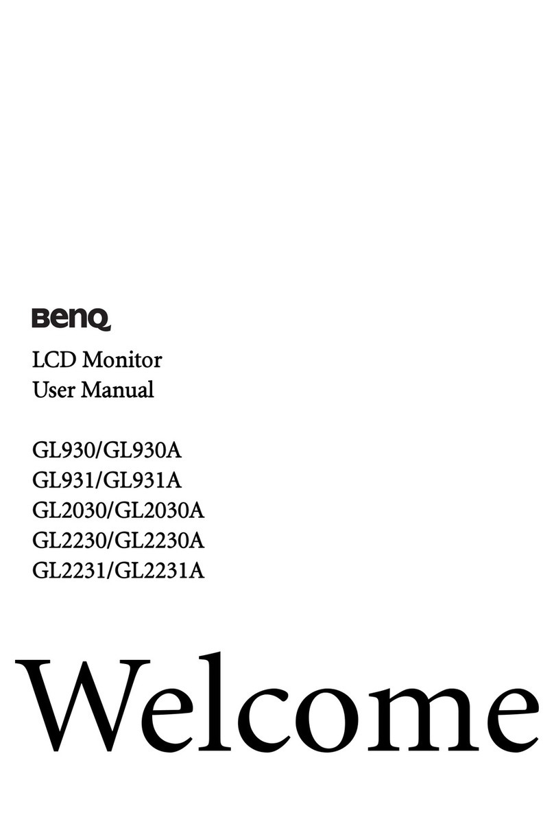 BenQ GL2030 User manual