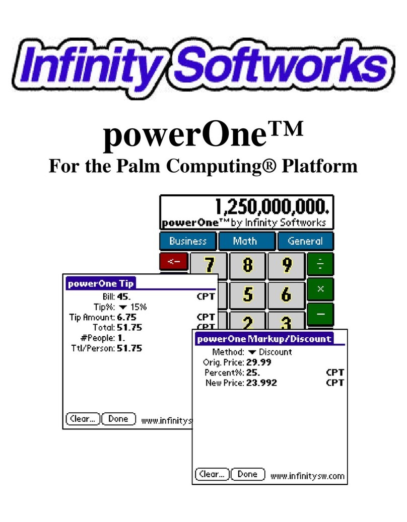 Infinity Softworks PEG-N610C gMovie v1.3 operating instructions
