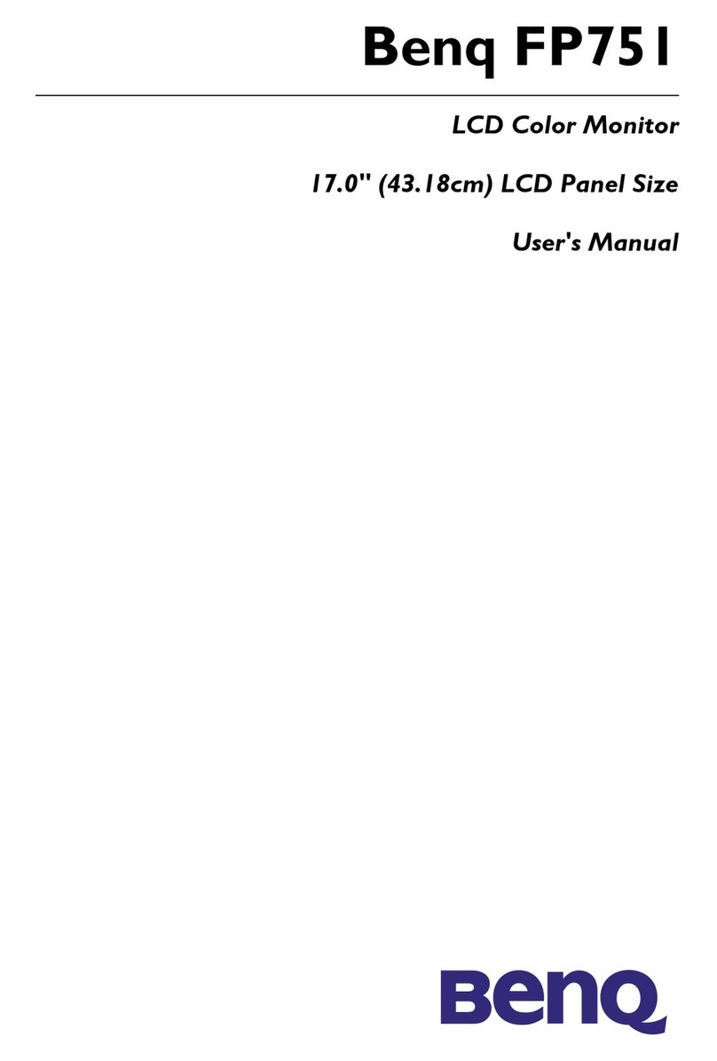 BenQ FP751 User manual