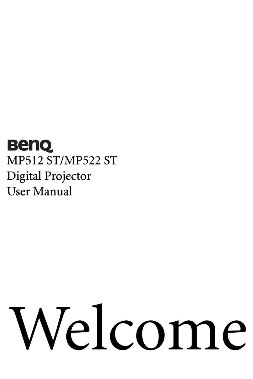 BenQ MP512 ST User manual