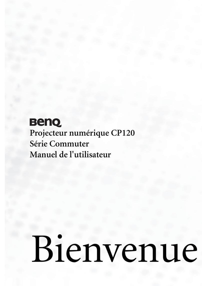 BenQ Commuter CP120 User manual