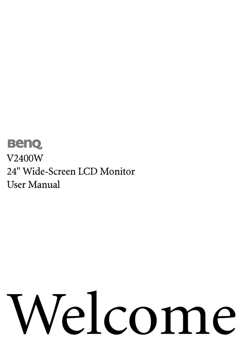 BenQ V2400W User manual