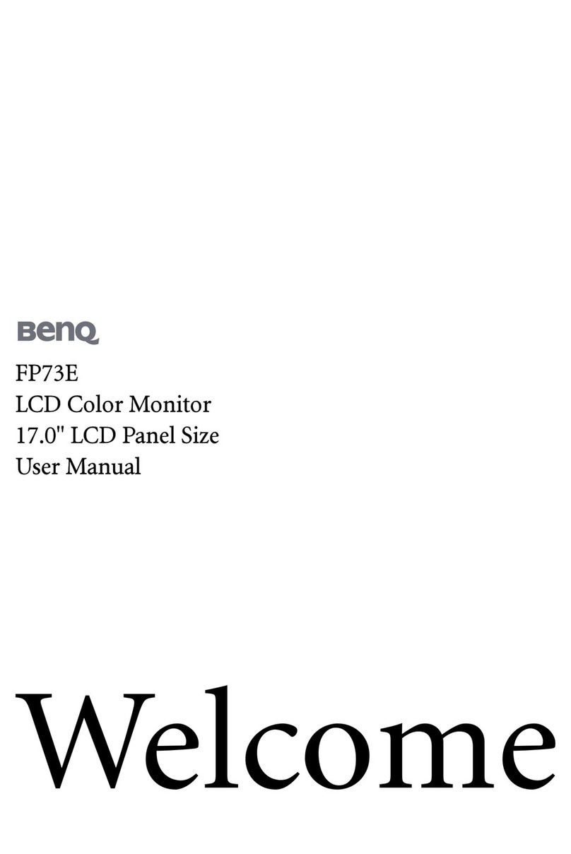 BenQ FP73E User manual