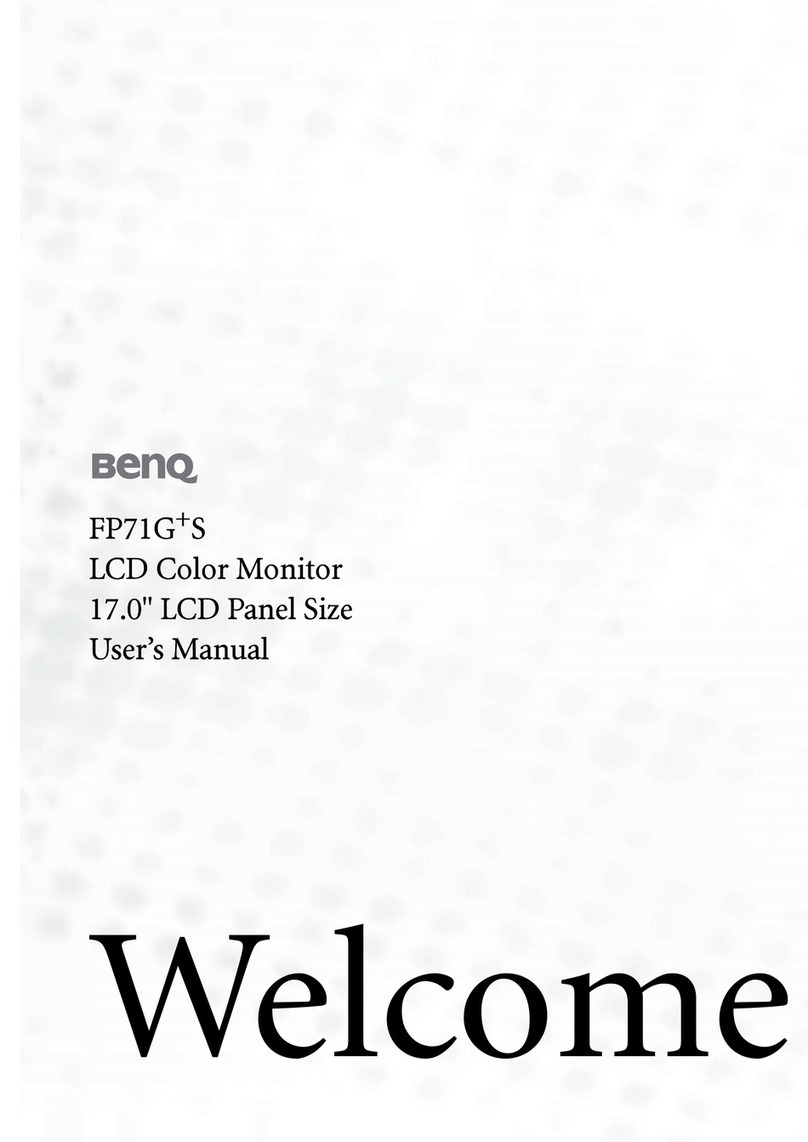 BenQ FP71G+S User manual