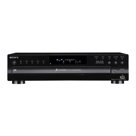 Sony CDP-CE500 operating instructions