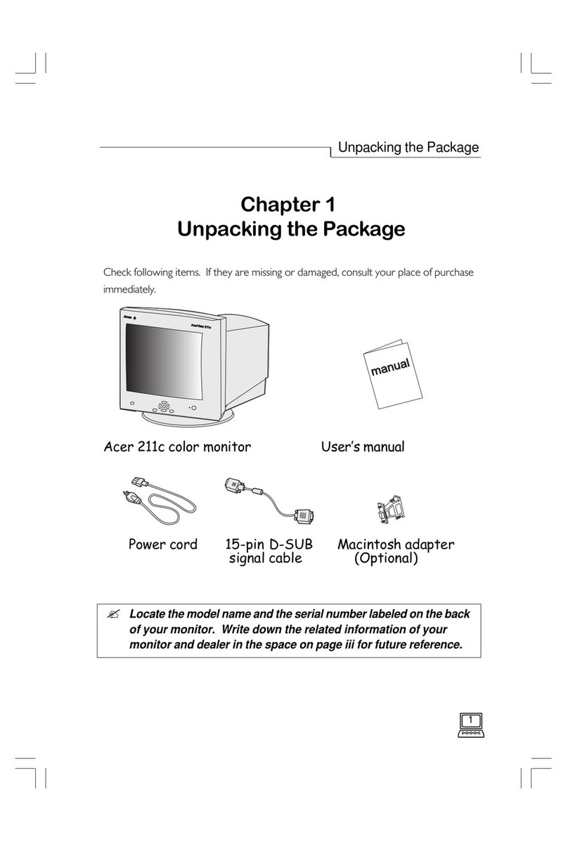 BenQ 211c User manual