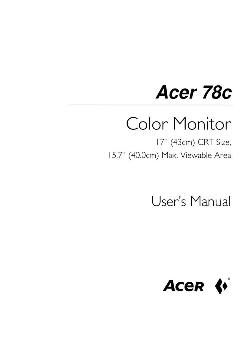 Acer AcerView 78c User manual
