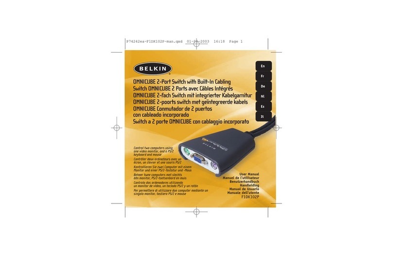 Belkin OmniView F1DK102P User manual Belkin OmniView F1DK102P User manual