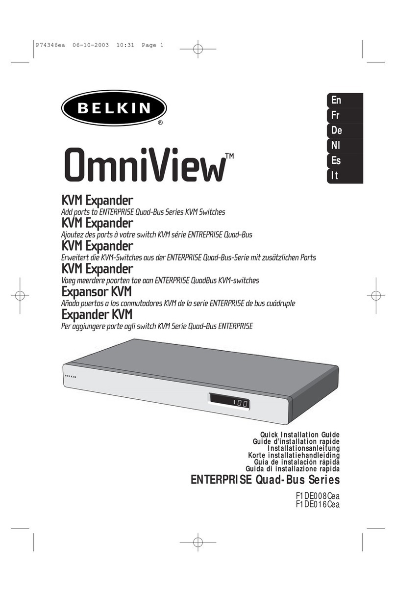 Belkin OmniView F1DE008C User manual