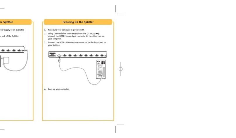 Belkin OmniView F1DV104 Quick installation guide Belkin OmniView F1DV104 Quick installation guide