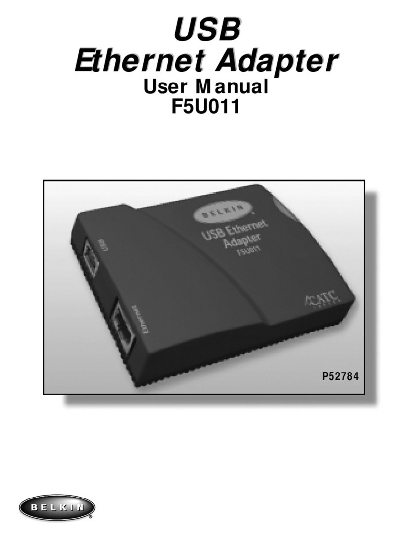 Belkin F5U011 User manual