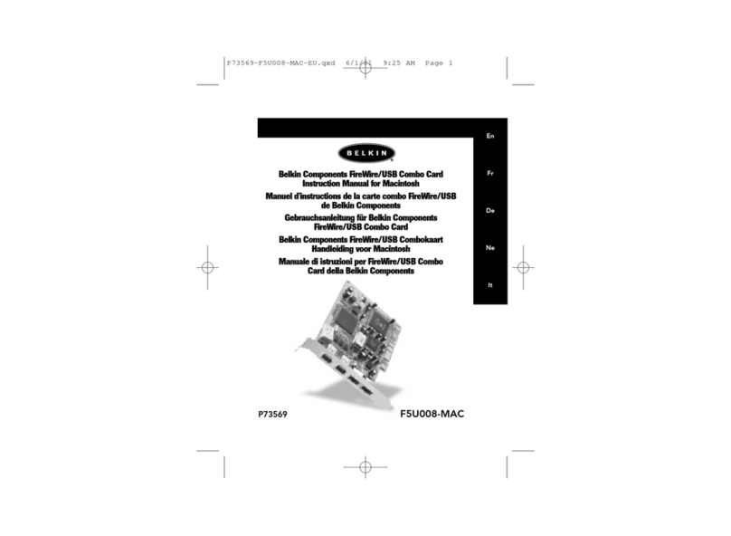 Belkin F5U008-MAC instruction manual Belkin F5U008-MAC instruction manual
