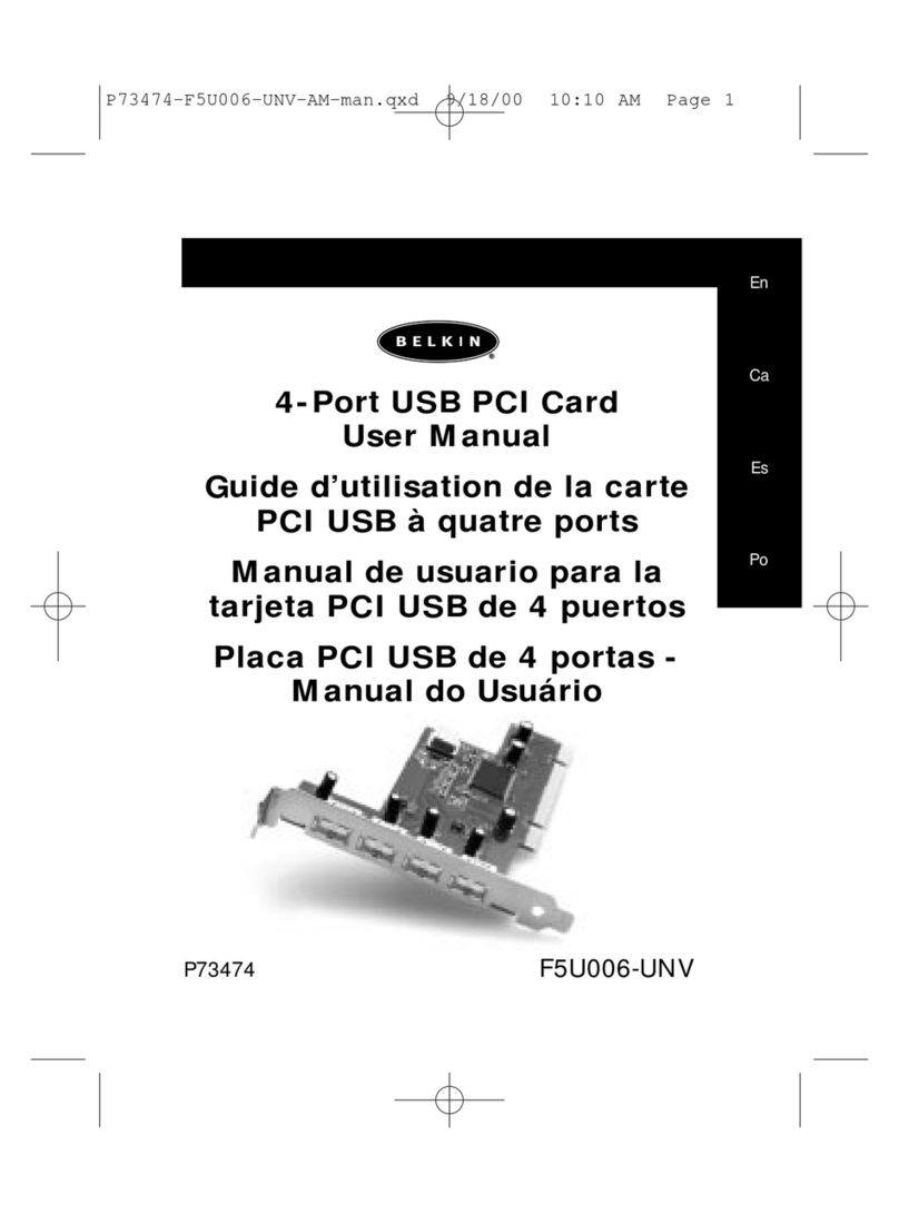 Belkin F5U006-UNV user manual