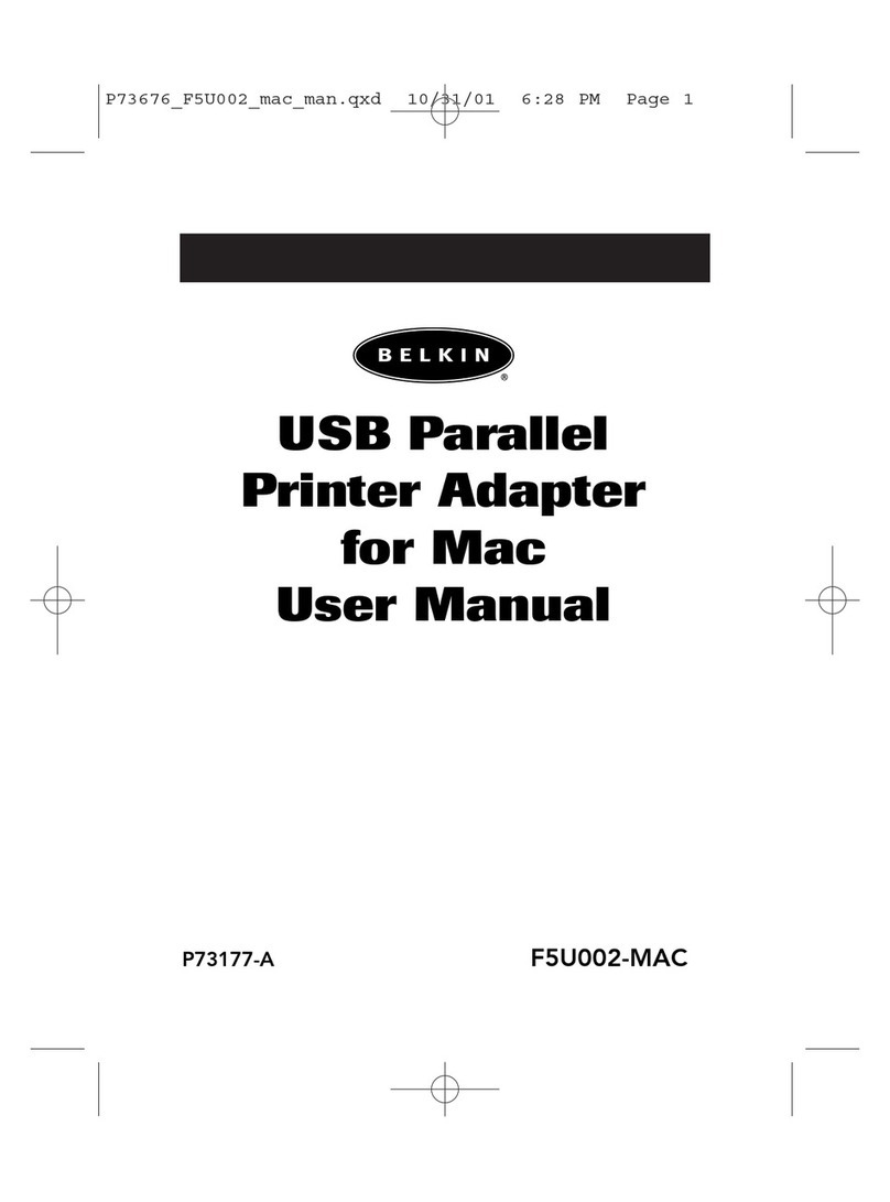 Belkin F5U002 User manual Belkin F5U002 User manual