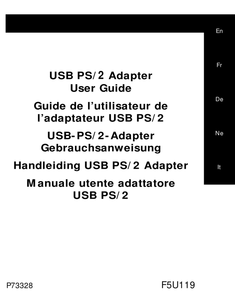 Belkin F5U119 User manual