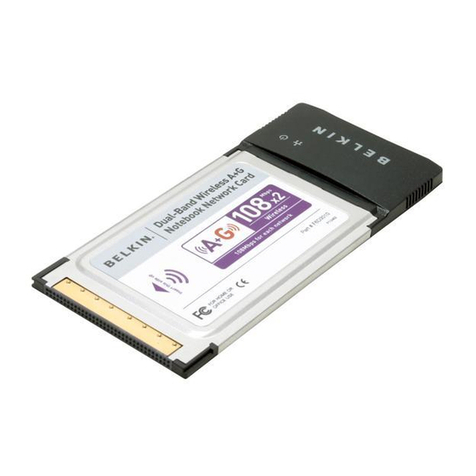 Belkin F6D3010 User manual