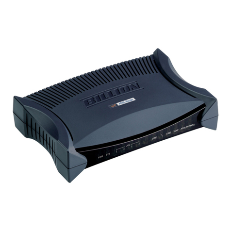 Billion BiPAC 5200 User manual Billion BiPAC 5200 User manual
