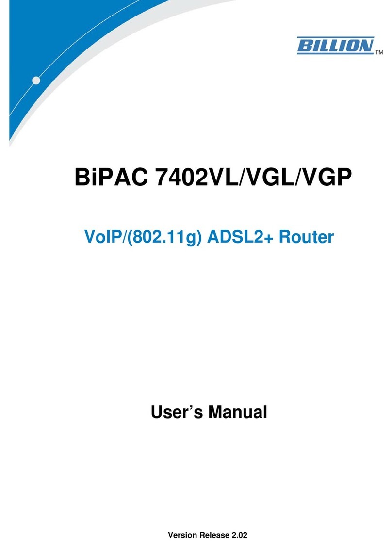 Billion BiPAC 7402VL user manual