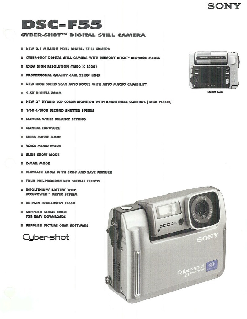 Sony DSC-F55 User manual