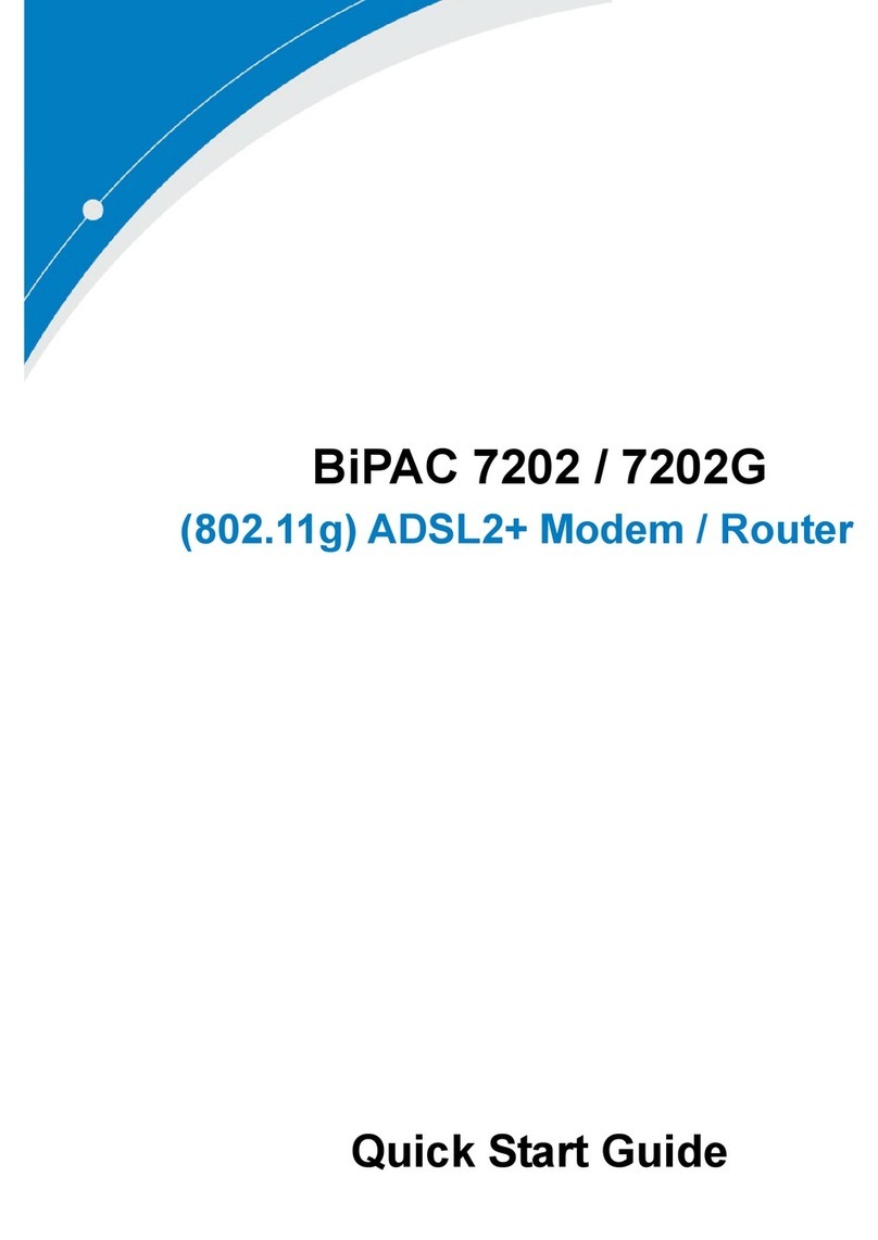 Billion BiPAC 7202 quick start guide Billion BiPAC 7202 quick start guide