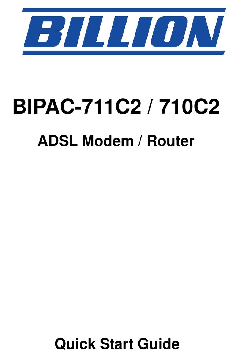 Billion BiPAC 710C2 User manual