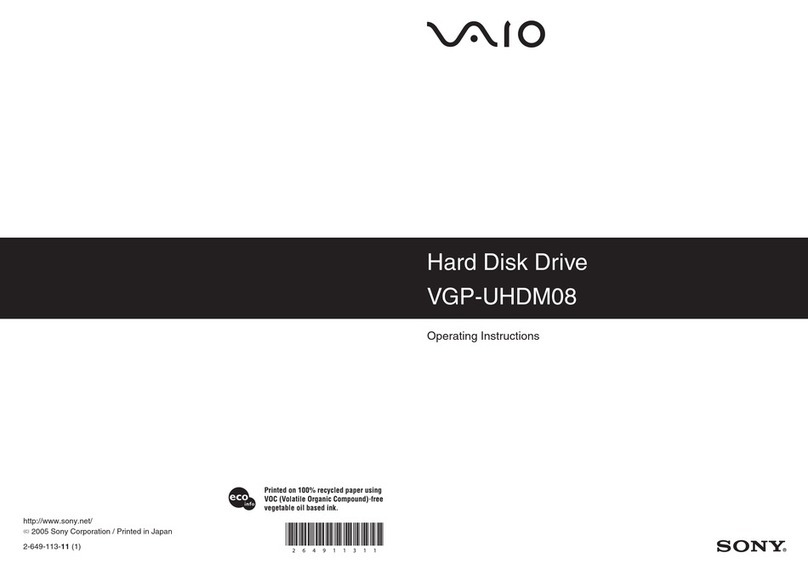 Sony VAIO VGP-UHDM08 User manual
