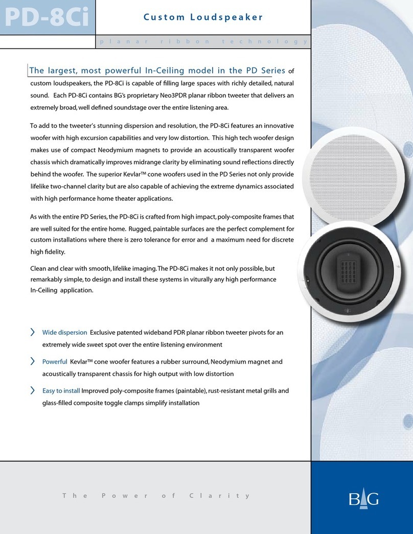 Bg PD-8Ci Specifications