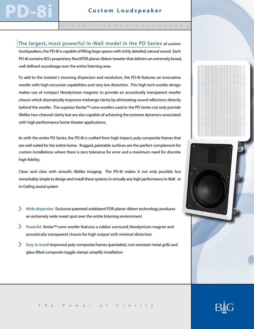 Bg PD-8i Specifications