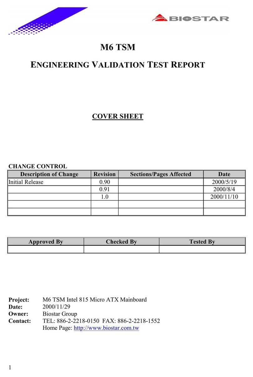 Biostar M6TSM datasheet