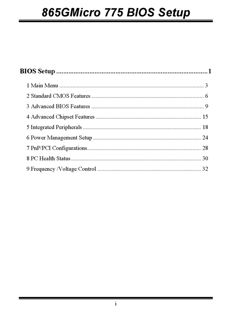 Biostar 865G MICRO 775 User guide