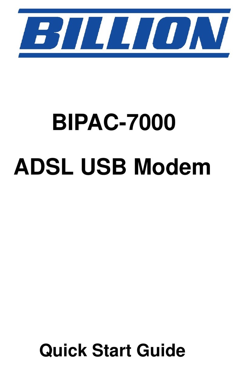 Billion 7000 User manual