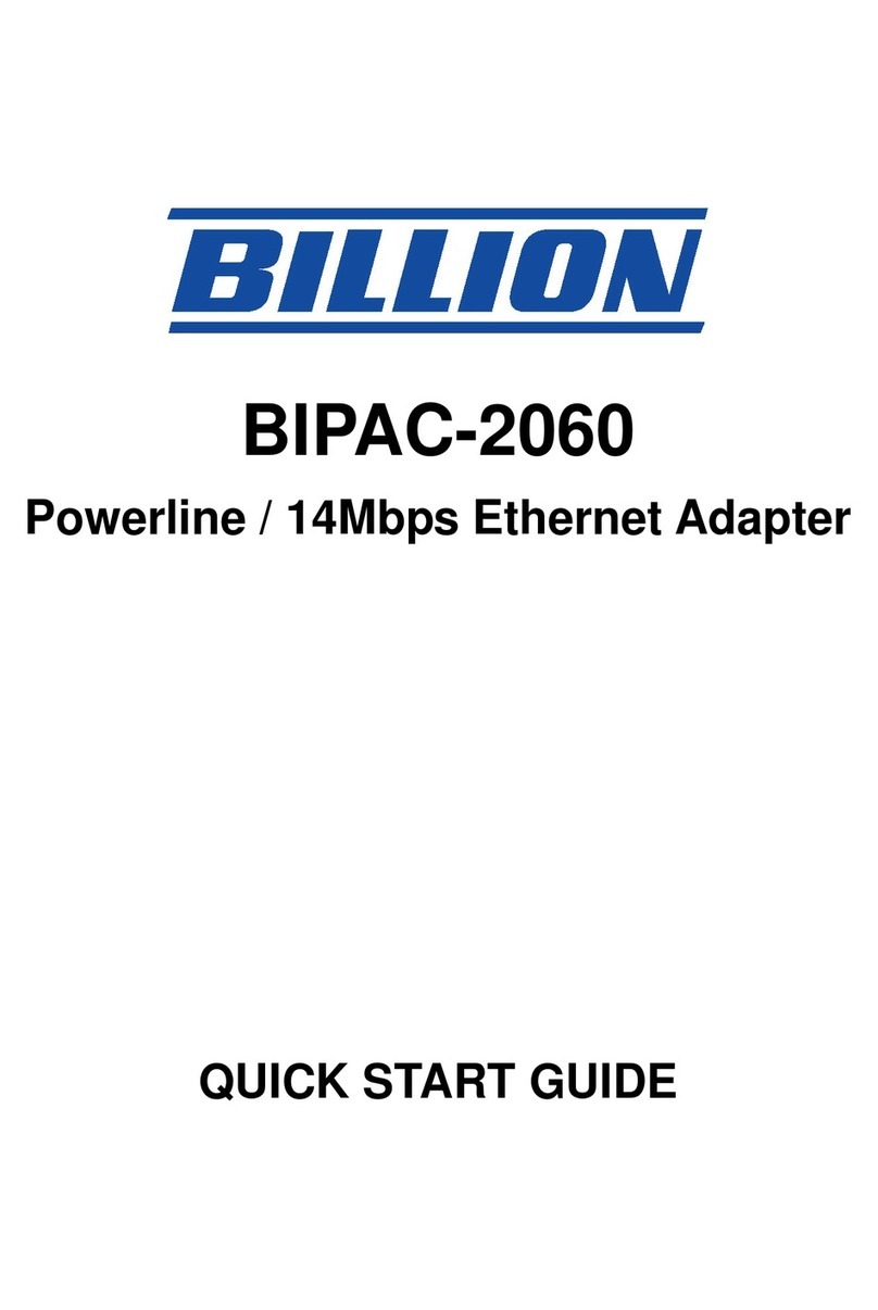 Billion 2060 User manual Billion 2060 User manual