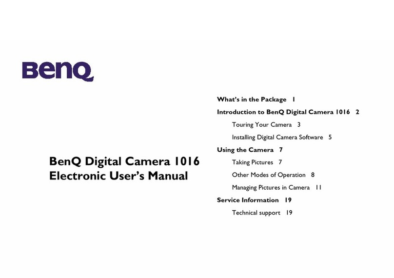 BenQ DC 1016 User manual BenQ DC 1016 User manual
