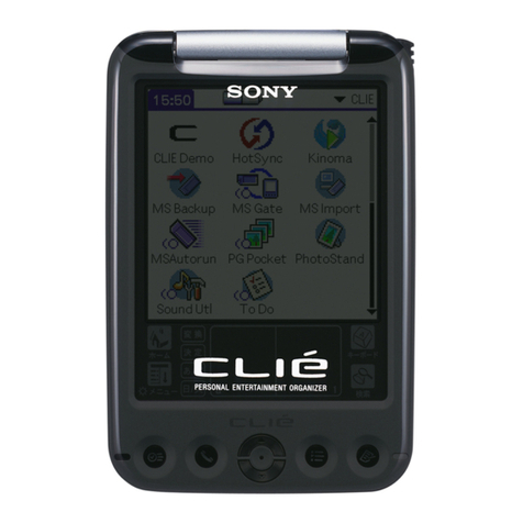 Sony PEG-SJ33 CLIE Handbook  (primary manual) Handbook