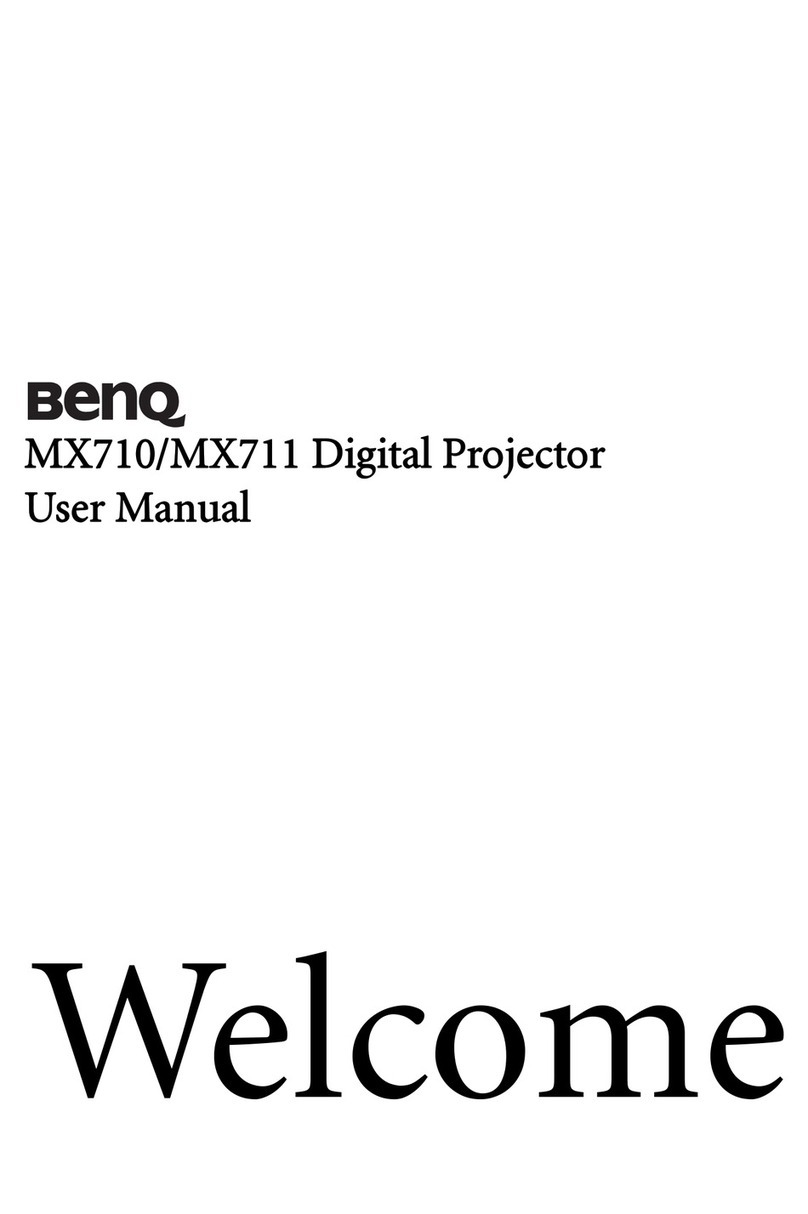 BenQ MX710 User manual