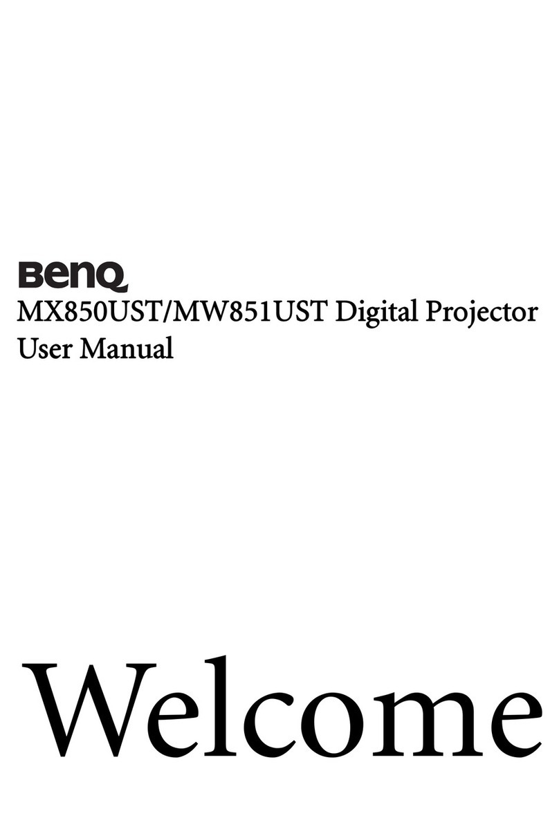 BenQ MW851UST User manual