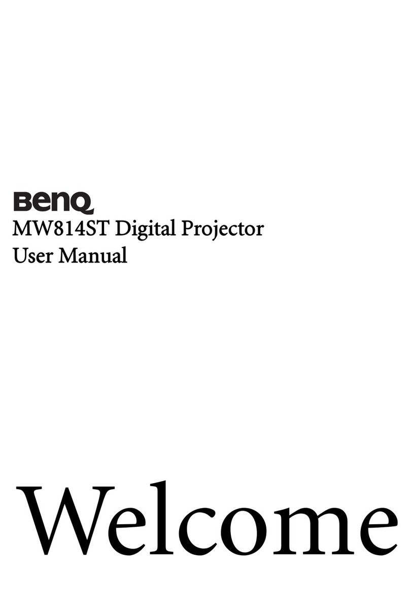 BenQ MW814ST User manual